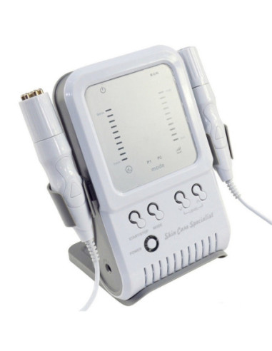 Kosmetologa aparāts ar 2 funkcijām - elektroporāciju (mezoterapiju) un multipolāro radio frekvenci