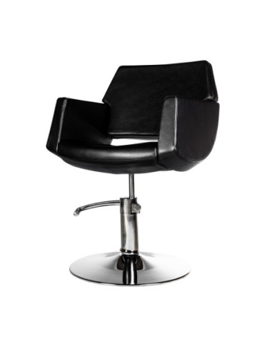 Hairdresser customer chair Colorado, black