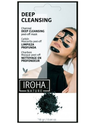 IROHA NATURE BEAUTYTIME Charcoal Peel-Off Detox mask 23ml