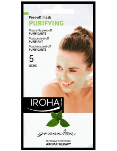 IROHA NATURE BEAUTYTIME Peel-Off Maska Sejai ar zaļo tēju (5 lietošanas reizēm) 25ml