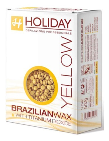 HOLIDAY BRAZILIAN Vasks elastīgs, pērlītes (dzeltens) 500g